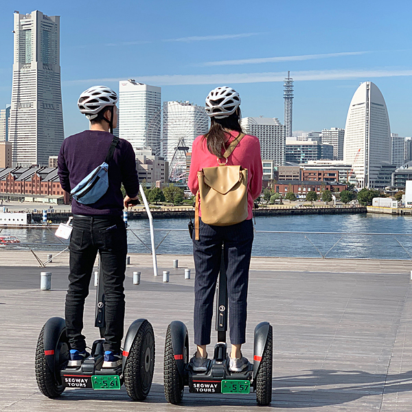 横浜セグウェイツアー　横浜セグウェイツアーペア＋お土産付（150分）　2名様