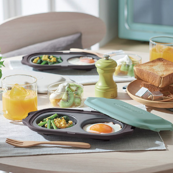 Toffy　電子レンジダブルグリルプレート